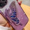 Etui na telefon komórkowy iPhone15 Ruchomy piasek Motyl 14 Apple 16 Promax Gradientowe Brokatowe Silikonowe Etui 13