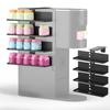 Storage Rack Strong Load-bearing Space-Saving Easy Access Simple Installation 4-Layer Vertical Shelf Flavor Storage Holder