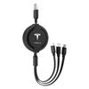 Car Mounted Telescopic Three in One Mobile Phone Charger Car Accessories For Tesla Model 3 Model X S Model Y Decals TM3 TMX TMS