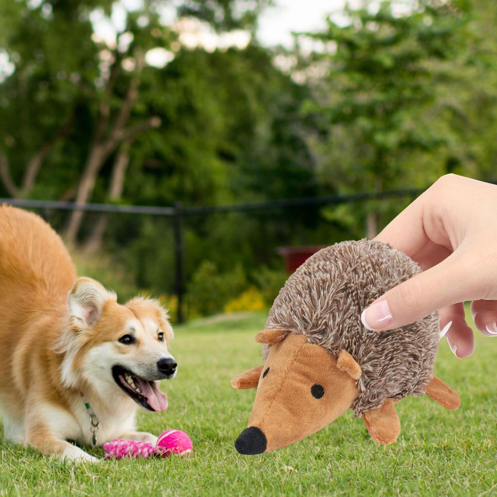 Pet Plush Interactive Toy Bite-Resistant Cute Soft Dog Chewing Toy Dog Interactive Throwing Toy Pet Teeth Grinding & Cleaning