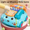 Children's telephone toys 0-3 years old baby, whack-a-mole, story simulation, piano music tow rope phone