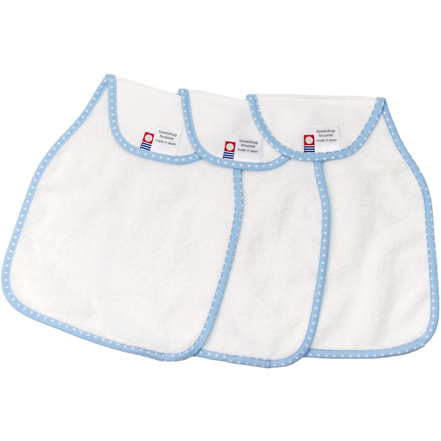 

Bloom Made in Japan Dot Imabari-made Sweat-Absorbing Pads, 3-Pack, Fit-Use, Baby/Infant Sweat-Absorbing Underwear, Bag-Wrapped, 100% Cotton,