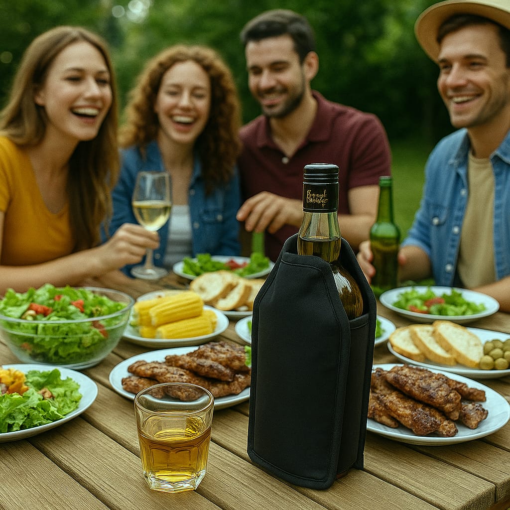 Cooling Cover For Bottles Of Water, Wine, Champagne, Beer, Gel Cooler