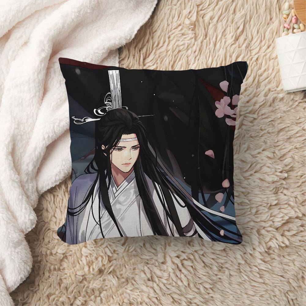 Anime Mo Dao Zu Shi Cushion Cover Inches Farmhouse Decor Home Throw Pillow Covers For Couch Decorations
