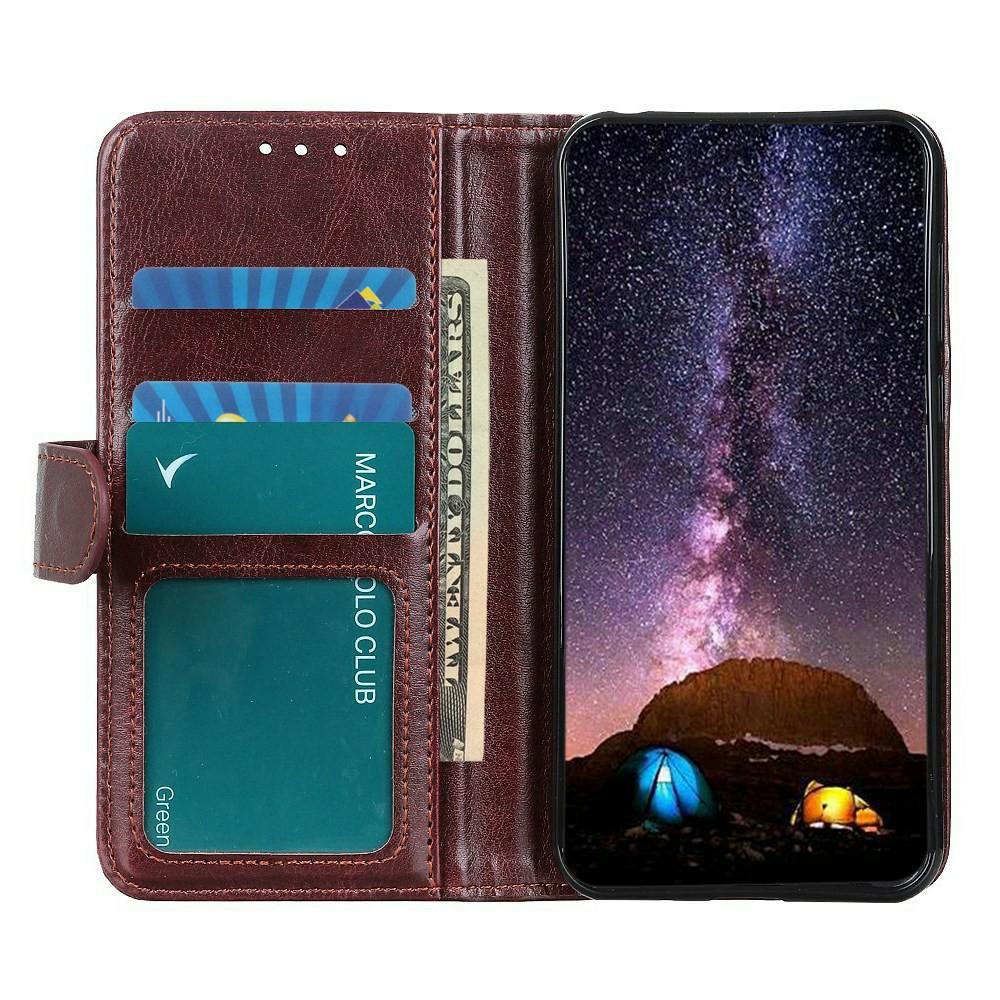 

For Honor 400 Pro 5G (Global) Case Crazy Horse Texture PU Leather Phone Stand Cover Blue
