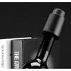 Simple Black Pushbutton Wine Stopper For Red Wine Bottles And Gift Occasions