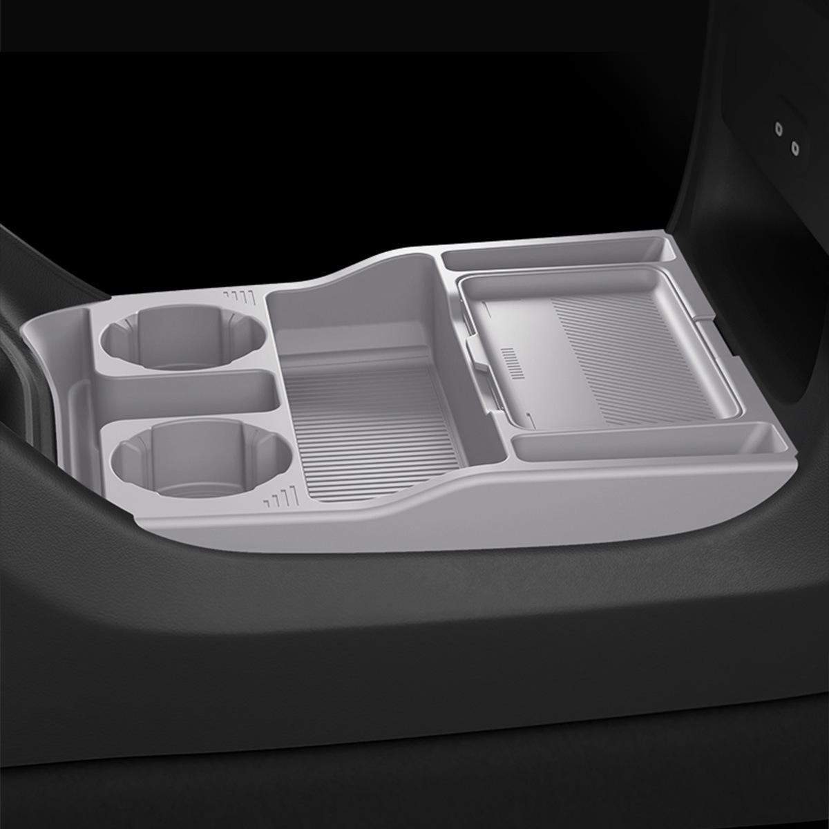 Silicone Wireless Charging Pad & Anti-Slip Cup Mat for Xiaomi YU7 Center Console