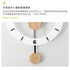 Living Room Decoration Wall Clock Wall Decoration Items Silent Digital Wall Clock Personalized Solid Wood Decorative Wall Clock
