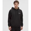 Lululemon Smooth Spacer Classic Fit Pullover Hoodie  Wordmark Black
