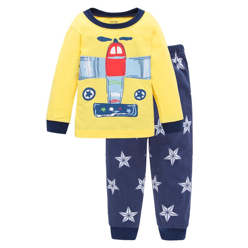 2025 Dinosaur Pattern Kids Homewear Set - Children's Clothing