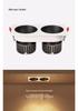 Double-Headed COB Narrow Bezel Wall Washer & Downlight, Anti-Glare Square Grid Spotlight for Hotels & Living Rooms