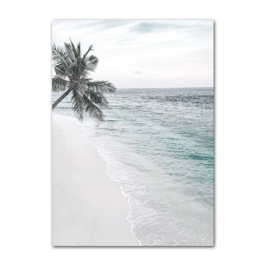 Nordic Posters Reed Dandelion Dolphin Sea Beach Flower Wall Art Canvas Painting And Prints Wall Pictures For Living Room Decor