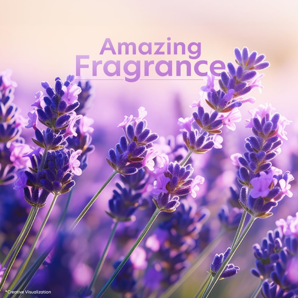 Vivel Lavender & Almond Oil Moisturizing Body Wash 400 Ml Refill Pouch For Women & Men Soft Smooth Skin Refreshing Shower Gel Effective Cleansing