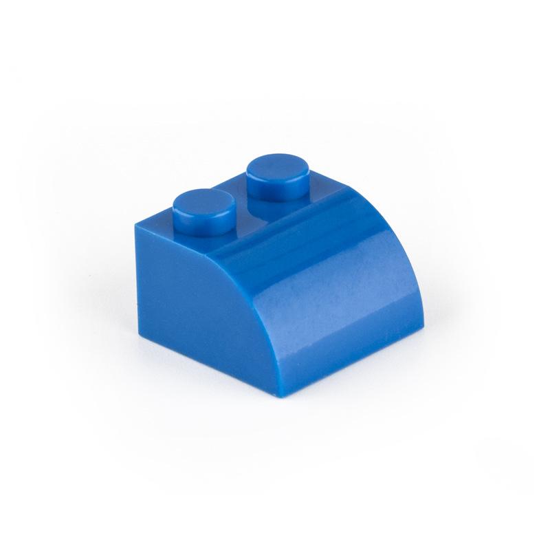 20pcs Small Particle Arc Brick Slope Brick 2x2 Brick DIY Building Blocks Compatible with Creative Gift MOC Blocks Castle Toys