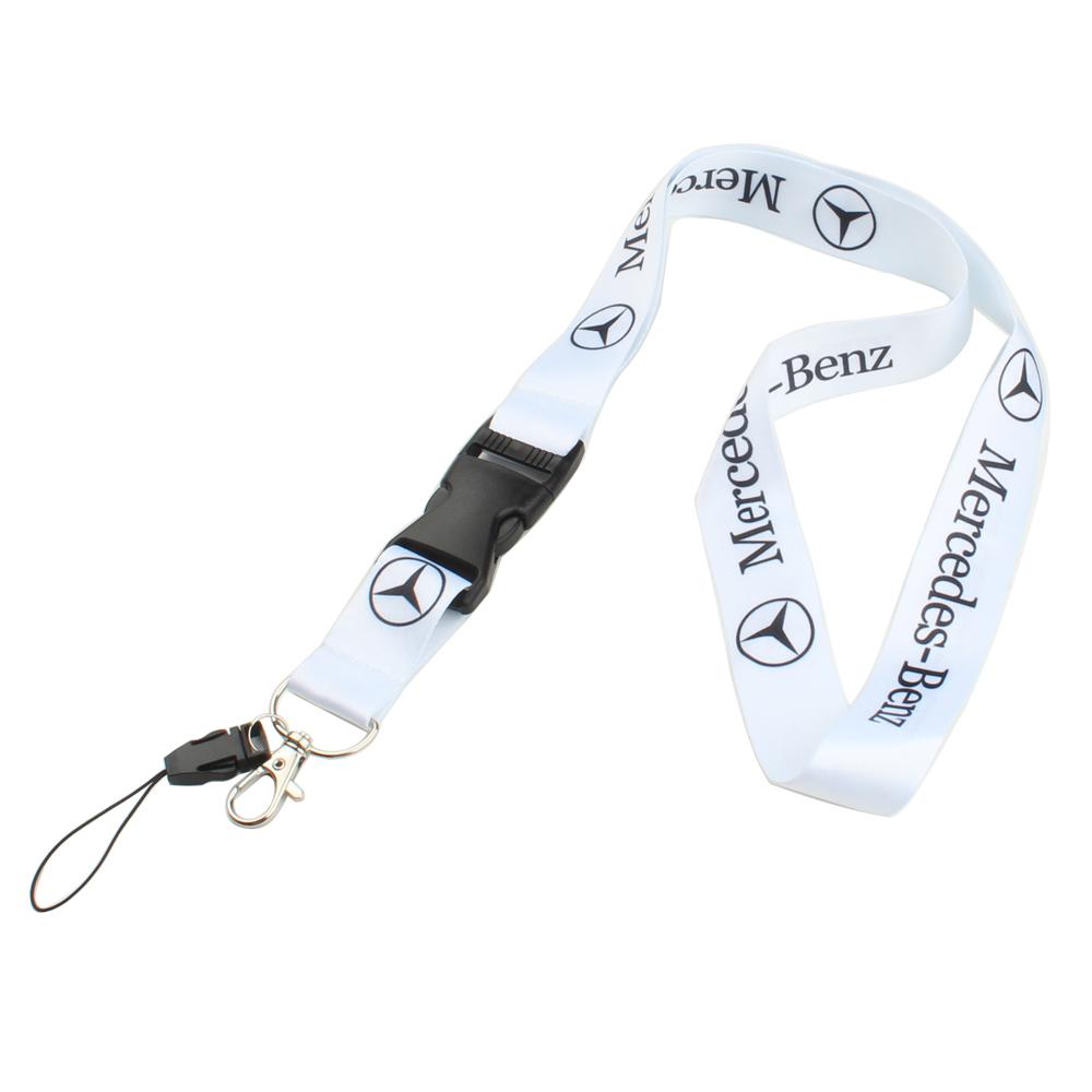Lanyard for Car Keys ID Holders Cell Phone Neck Straps Car Keychain For Mercedes Benz AMG C E S ML GLK GLE GLS GLC SLK W177 W176 BD1
