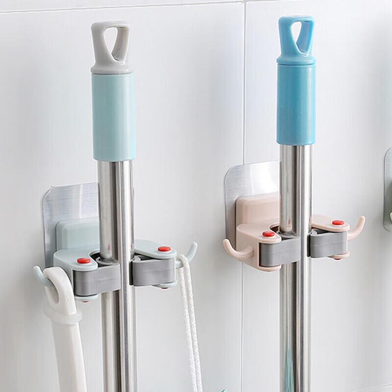 2-Pack Suction Cup Mop and Broom Holder