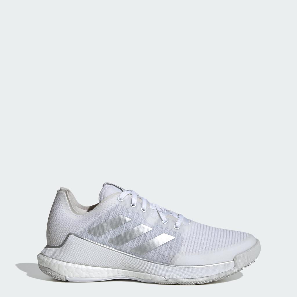 Adidas crazyflight sneakers mesh Cloud White/Silver Metallic/Grey One
