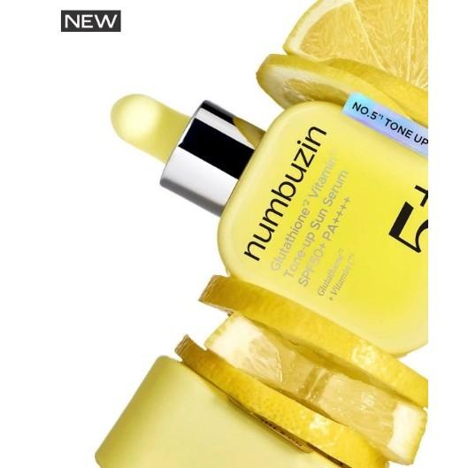 [NEW] NUMBUZIN No.5 Glutathione Vitamin Tone-Up Sun Serum SPF50+PA+++ 30ml