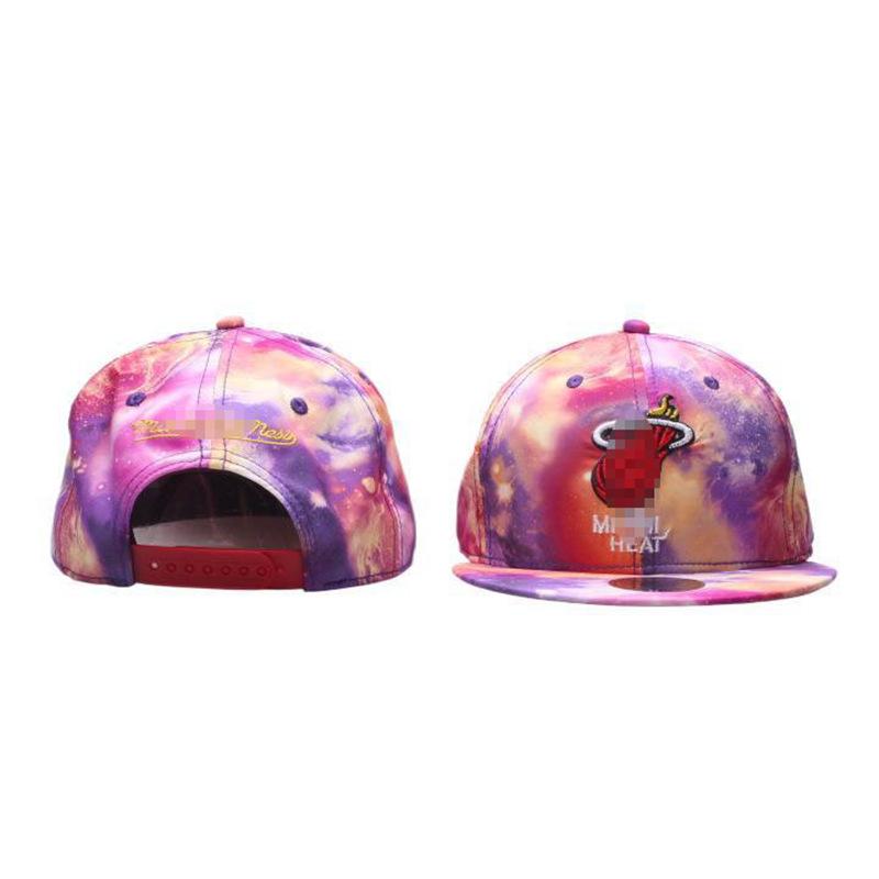 Embroidered Flat Brim NBA Cap for Men & Women - New American Hip Hop Style