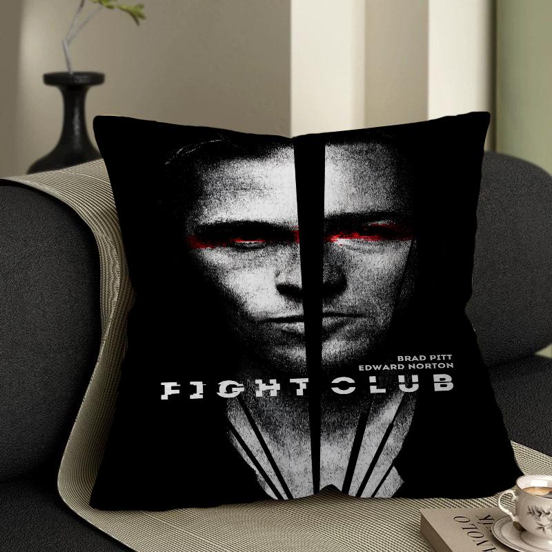 Movie Fight Club Cushion Cover Pillowcase Upholstery Sofa Throw Pillow Home Decor Pillowcas
