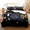 3D Happy New Year Bedding Set Christmas Happy Duvet Cover Pillowcase 2/3 Holiday Gift AU/EU/ES/DE Full Size Quick Drying Soft Home Textile