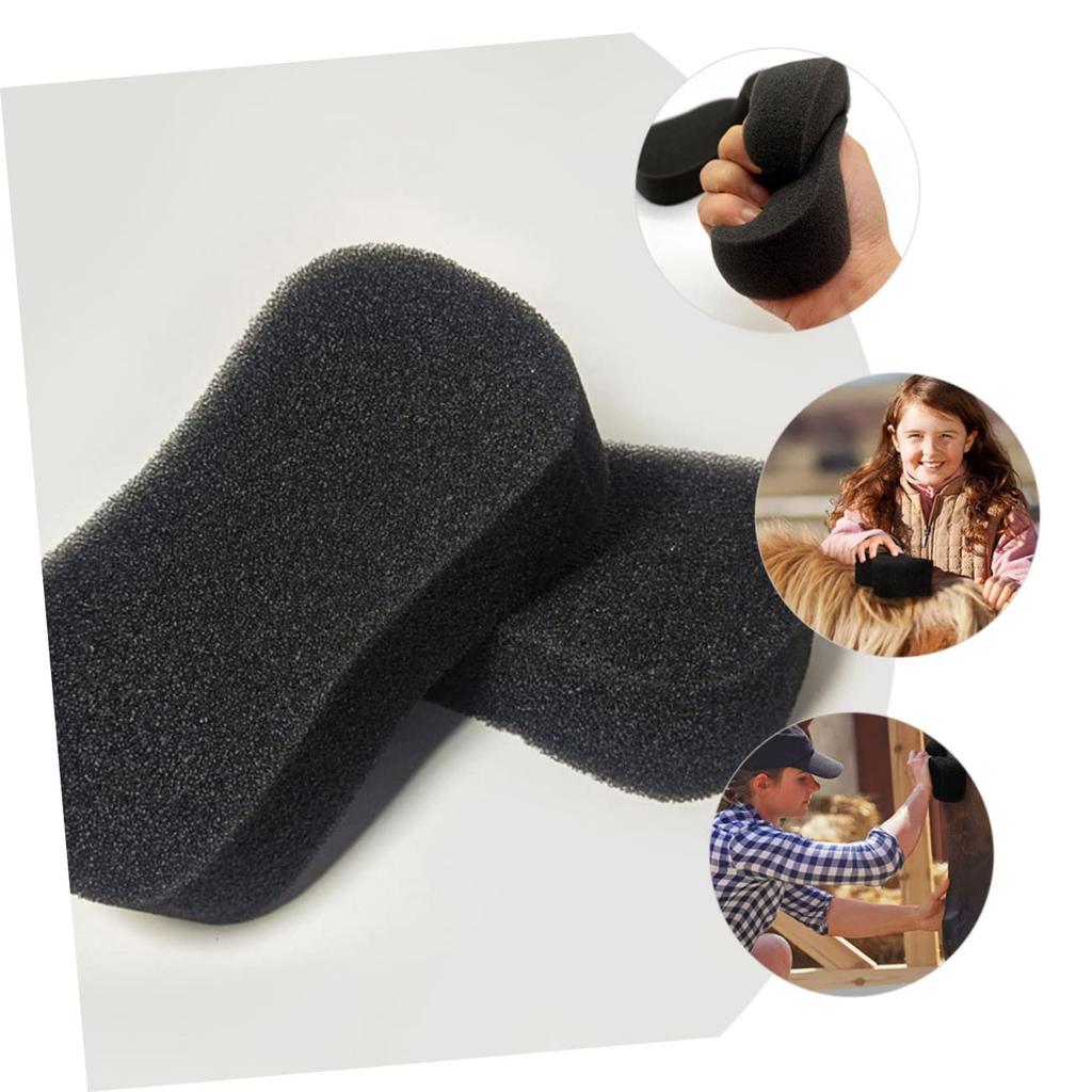 Iplusmile 1 Set Horse Sponge Sponge Handle Bath Sponge Horse Toy Eraser Sponge Wash