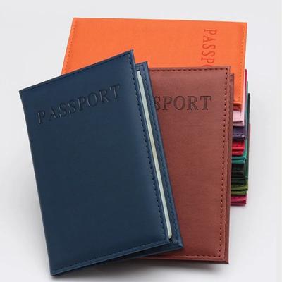 1 PC Fashion  PU Women Passport Holder Case Couple Models Girls Travel Passport Cover Unisex Card Case Man Card Holder Wallet