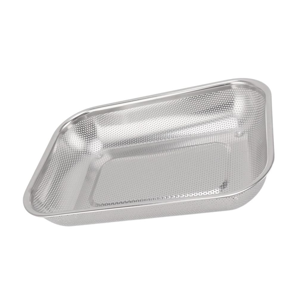 S/L Rectangular Strainer Basket Rectangle Shape Kitchen Strainer Colander  Oil Straining