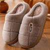 Plus Size 48 49 50 Mens Indoor Plush Fuzzy Slippers Anti-odor Fur Slides Men Home Shoes Winter Slippers Male Warm Bedroom Shoes