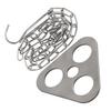 Outdoor Camping Tripod Pot Hanger Picnic Fire Stand Stainless Steel Tripod Hook Camping Supplies