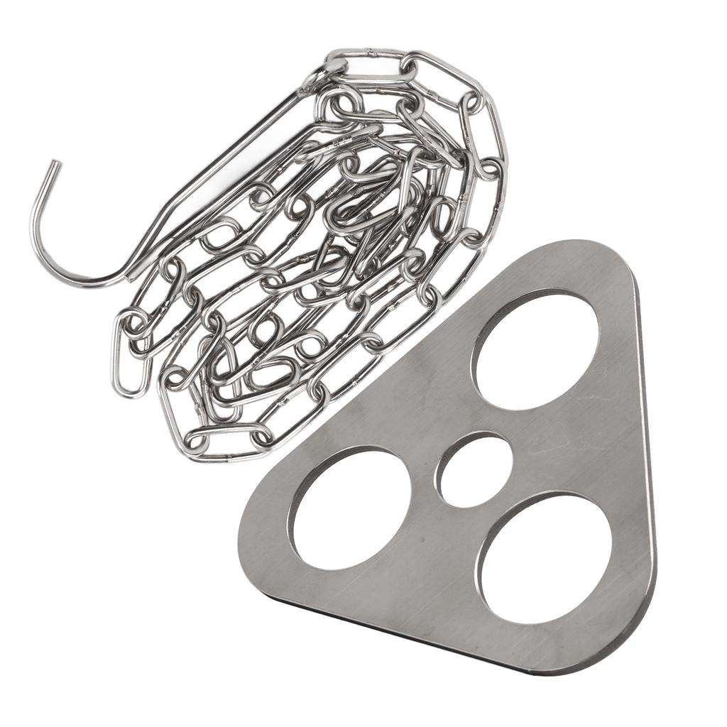 Outdoor Camping Tripod Pot Hanger Picnic Fire Stand Stainless Steel Tripod Hook Camping Supplies