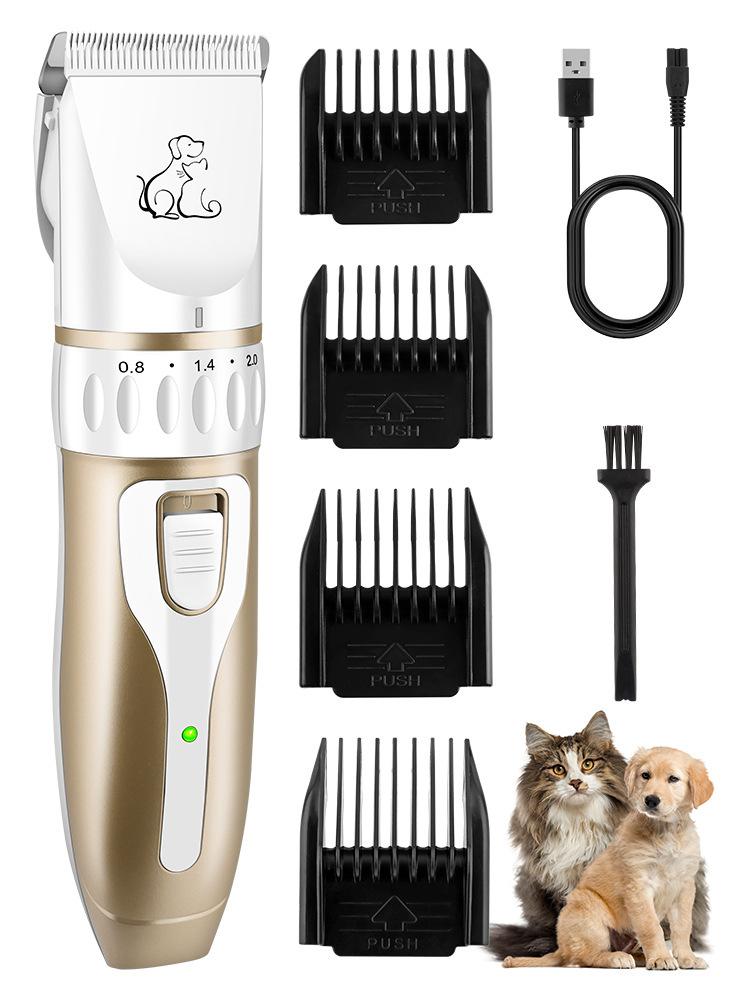 Upgraded Version Rechargeable Cordless Pet Grooming Product Kits Low Noise Electric Dog Hair Trimmers Sets for Dogs & Cats Pets