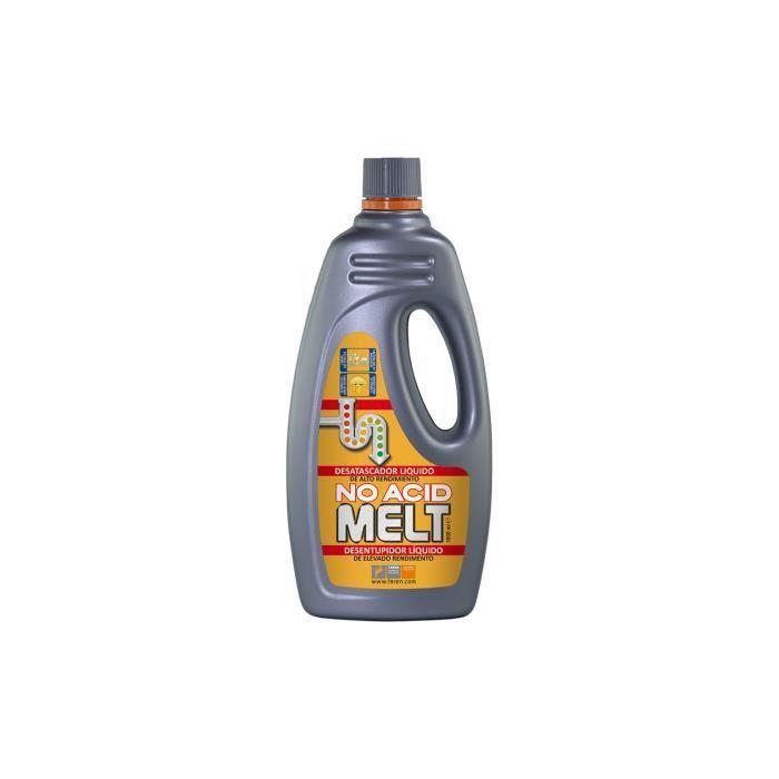 Déboucheur Sans Acide Sulfurique - GENERIQUE - Melt - Pour Canalisations et Systèmes d'évacuation - 1000ml