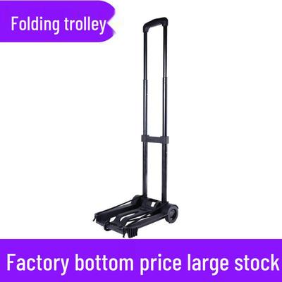 Compact Folding Handcart for Shopping and Luggage Transport