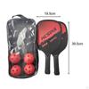 Racket 2 Rackets Storage Bag Comfort Grip for Beginners Outdoor