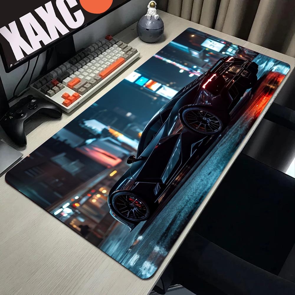 Mauspad XXL Home Computer Neue Mauspads Schreibtischunterlagen Tastaturmatte Cooles Auto Laptop Antirutsch Gamer Büro Weiches Mauspads