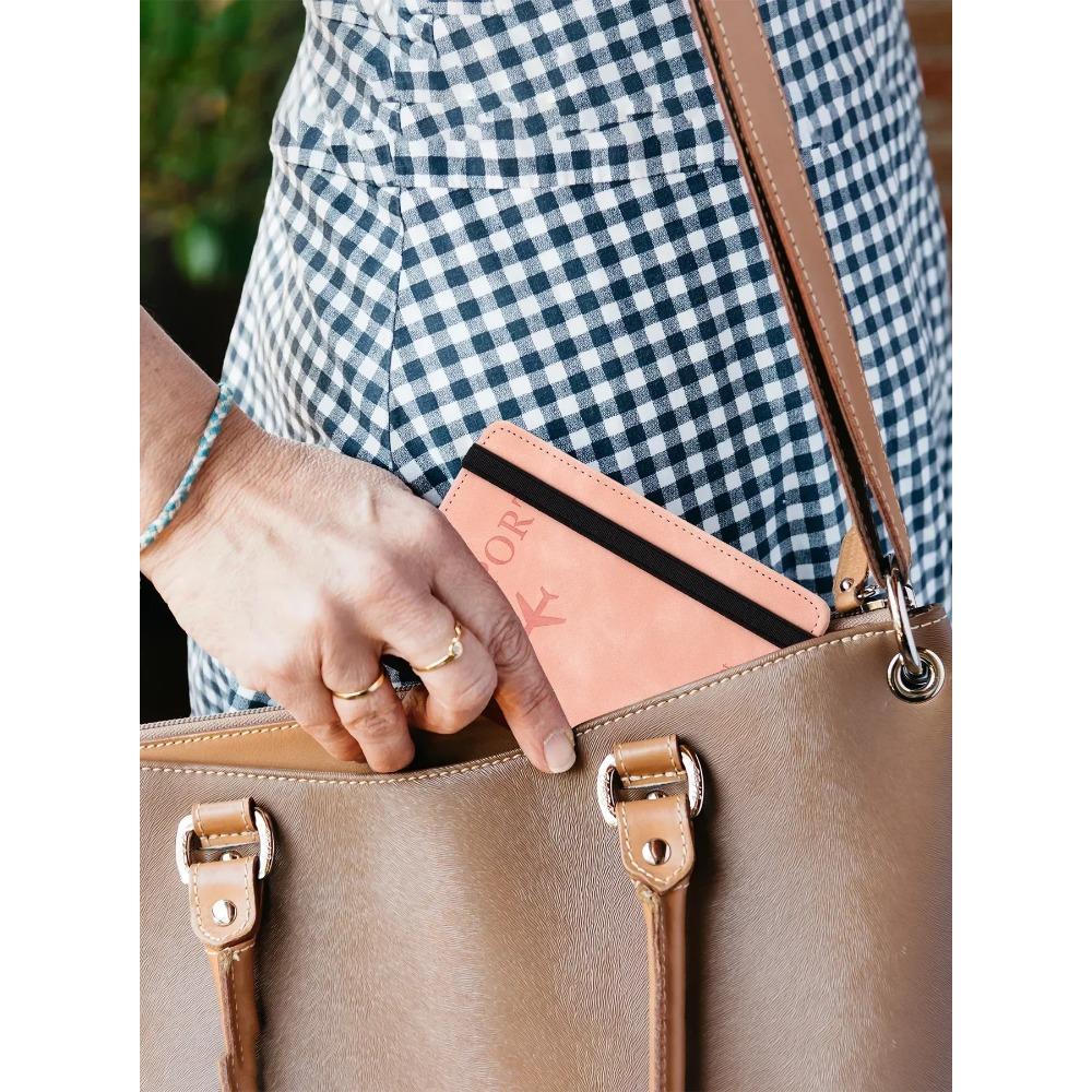 1PC Bloqueio de Couro Caso de Cartão Porta-Passaporte Capa Carteira Acessórios de Viagem para Mulheres Homens