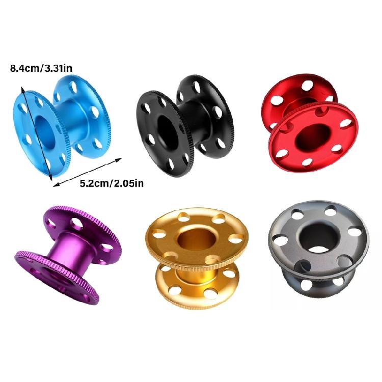 Aluminum Diving Fishing Reel Scubas Diving Spool Finger Reel Snorkeling Diving Finger Spool Rope Reel Diving Finger Reel