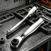 Square Drive Head Quick Release Wrench Quick Release Ratchet Bit Driver  For Auto Repair