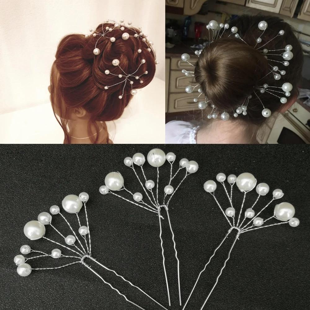 Vintage Bridal Leaf Pearls Vine Headband Wedding Bide Hair Bands Fashion Handmade Hairbands Tiara Woman Hair Accessories