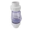 2 Inch Check Valve Transparent Pool Accessories Replacement Check Valve Prevent Backflow