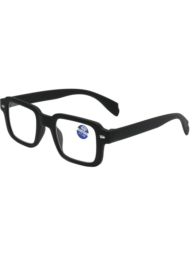 Ultra Light Elegant Square Reading Glasses for Elderly Comfortable Stylish HD Vision