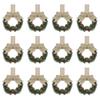 Plastic Bowknot Ribbon Wreath Closet Hangers Holiday Decoration for Home Office