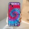 Rainbow Spiral Tie Dye Phone Case For iPhone 17 Air 16 15 13 11 12 14 Pro Max 13 12 Mini 15 16 Plus 16e Cover Coque