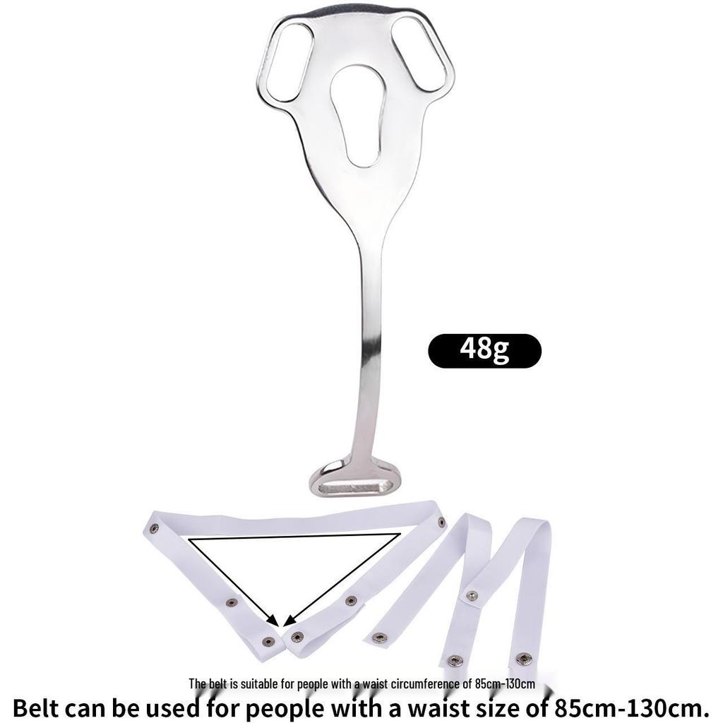 FRRK Metallkäfig für männliche Keuschheit mit Imitation Vagina für Transgender und kleine Penisse, Gebogener Haken Klebe-Typ CB-Schloss.