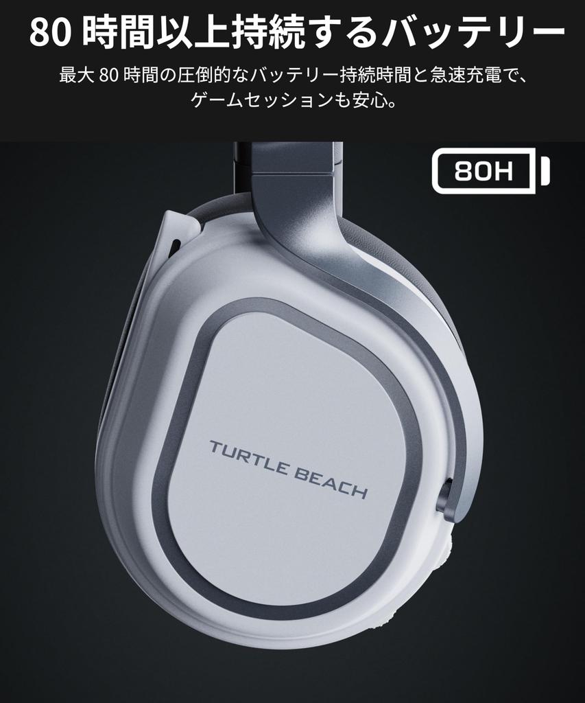 Turtle Beach Stealth 700 Gen 3 Gaming Dual Compatible with 60mm AI Noise Battery Life Warranty Headset, Multi-Platform, White, Wireless, Dongles,