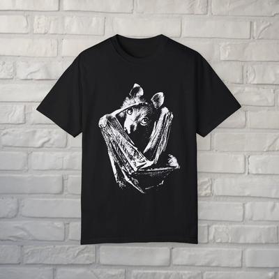 Bat Shirt Gothic Vampire Graphic Tee Goth Oddities Curiosity Gift Unisex Tee