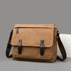 Korean Canvas Messenger Bag: Trendy Large Capacity Shoulder Bag for Men, Students, and Camera Gear