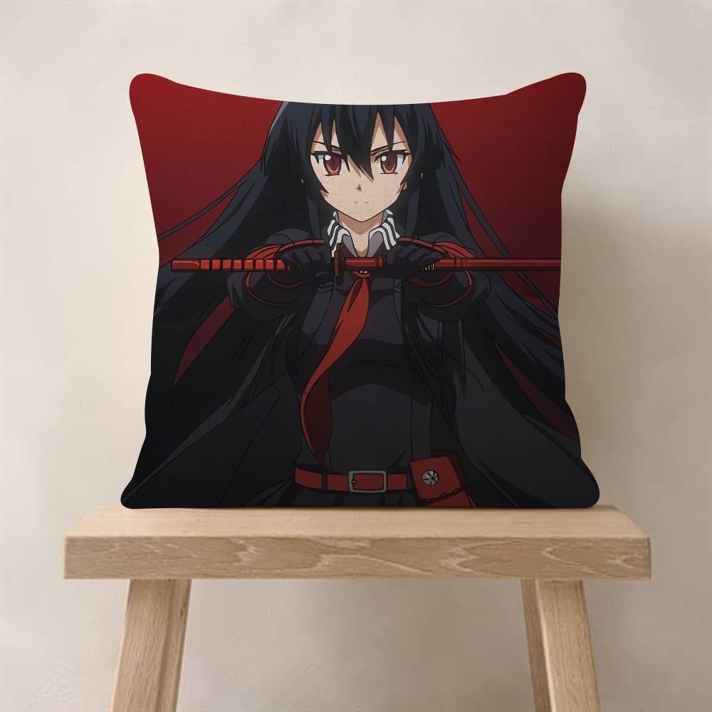 Anime A-Akame Ga Kill Maple Design Cushion Cover Happy Autumn Harvest Decor Holiday Decorati Pillow Cover