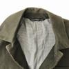 Tomorrowland Cotton Jacket Outer 46 Men S Khaki 4 Button Center Vent Full Lining Multiple Pockets(USED)